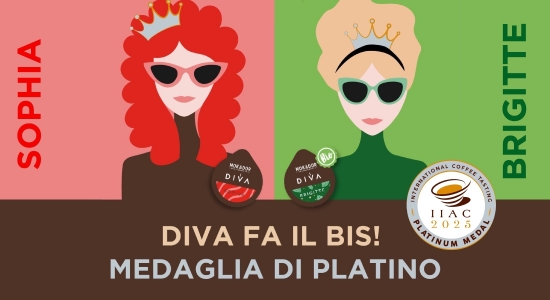 Diva fa il bis con la Medaglia di Platino!