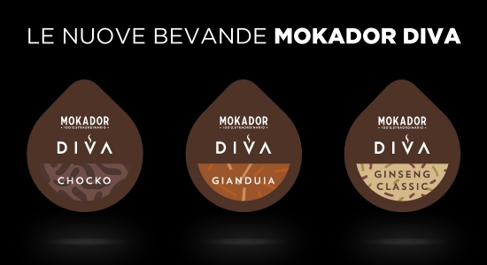 Le nuove bevande Mokador Diva